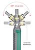 14-in-1 Multi-Function Ratchet Screwdriver Set with Chrome Vanadium Steel Sockets & Specialty Bits