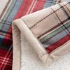 Supermjuk retro flanell fleece Sherpa Bohemian soffa Sängfilt för soffa Bärbar Bil Reseöverdrag Filt