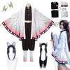 Bilibili Disfraz Cosplay de Shinobu Kochou Kochou Kanae Uniforme de Mujer Capa Ropa de Anime para Halloween Atuendo Para Adulto