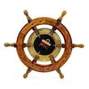 Nautisk 18" Skeppsratt Mässing Hyttventil Väggklocka