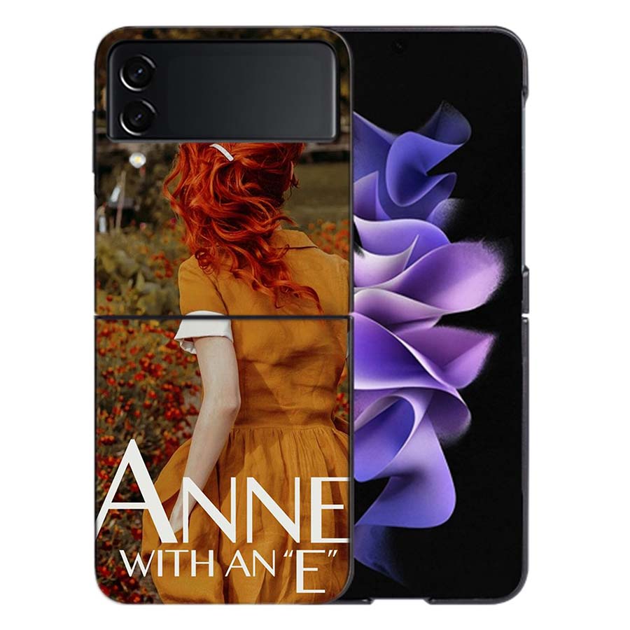 Anne With an E Phone Case For Samsung Z Flip 6 7 5G Galaxy Z Flip 5 4 3 5G Cases Shockproof Hard Cover TPU