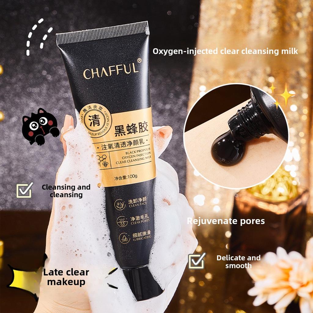 Chafful Aminosäure Feuchtigkeitsspendender Reiniger Weicher Schaum Hydratisierende Gesichtswäsche für Sanfte Tiefenreinigung