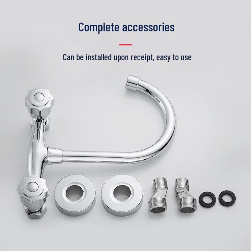 HC Classic Wall-Mounted Kitchen Sink Faucet