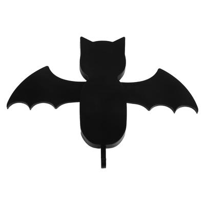 Wall Mounted Key Holder Cute Bat Shape Multifunction Expandable Self Adhesive Key Hanger Hooks for