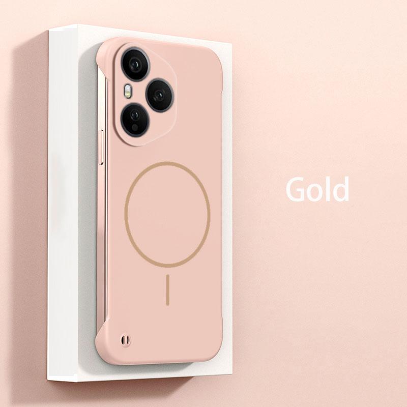 For Magsafe Frameless Magnetic Wireless Charging Phone Case For Honor 400 Pro Honor400Pro 5G Slim Hard Back Cover