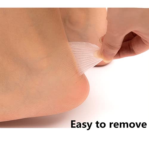 100 Sheets Stealth Heel Blister Prevention Mat with Oval Foamer, Waterproof Viscous Blister Bandages for Heels, Toes, and Skin Protection, Finger and