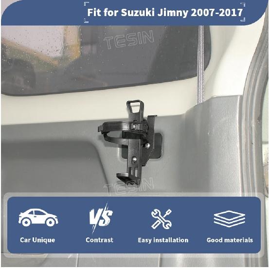 TESIN for Suzuki Jimny 2007 2008 2009 2010 2011 2012 2013 2014 2015 2016 2017 Rear Trunk Extinguisher Cup Holder Mount Bracket
