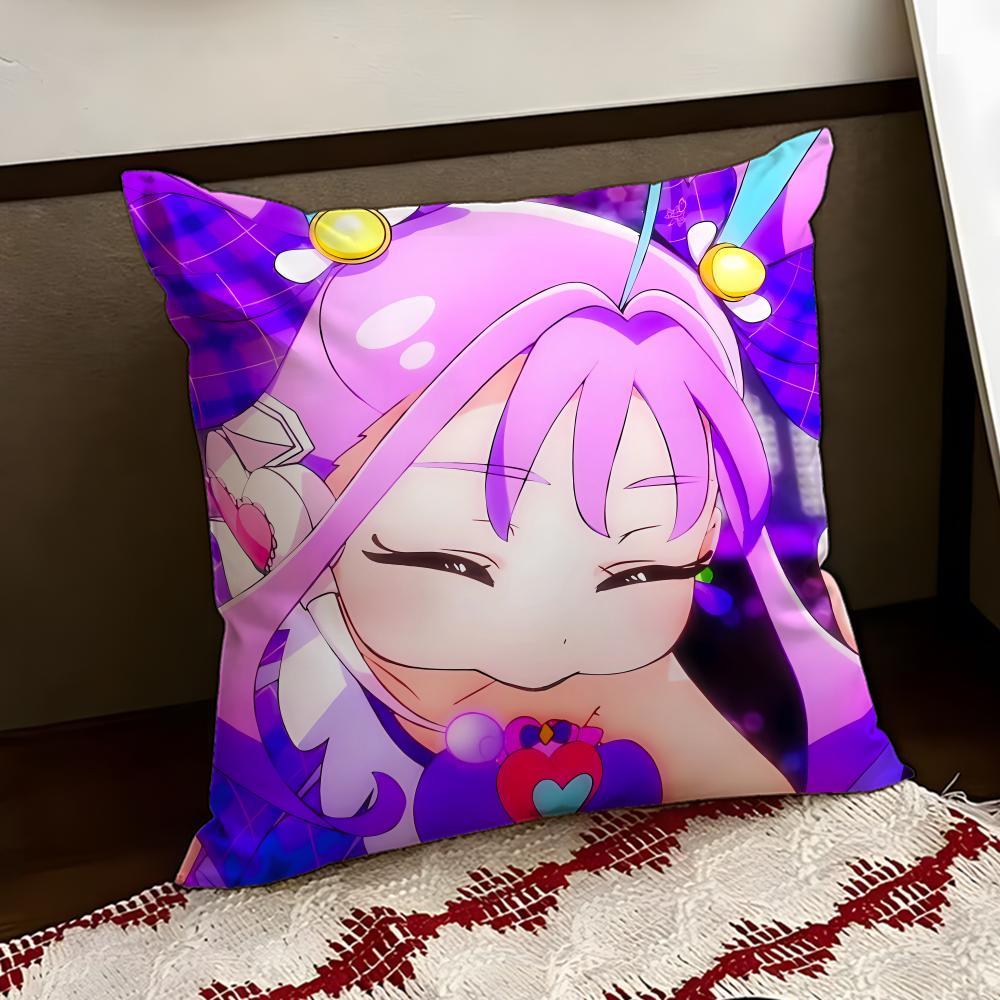 YYou and Idol PPretty Cure Cushion Cover Reversible Soft Durable Pillow Cover Home  Car MultiScene Use for Daily Comfort