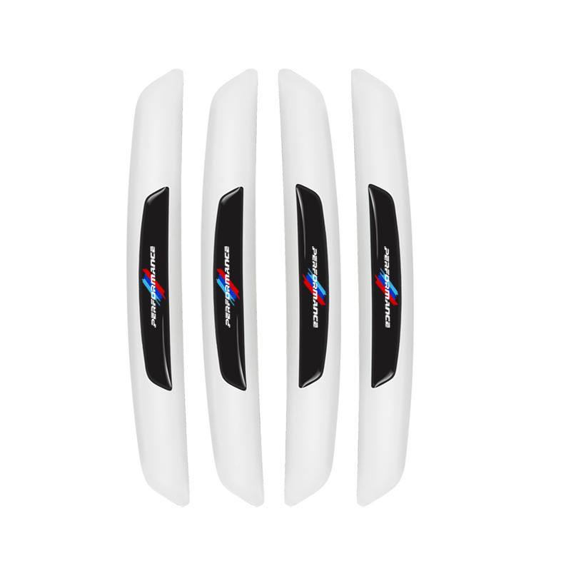 NAZF2 1Set Car Anti-collision Strip Protector 3D Sticker Decoration Accessories For BMW Performance F30 i4 X3 F10 E90 F20 E46 E36 E87