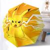 1pc Pikachu Automatic Folding Umbrella - 8-Rib Durable Iron Frame, Compact Portable for Daily Travel, Men & Women Yy251125215