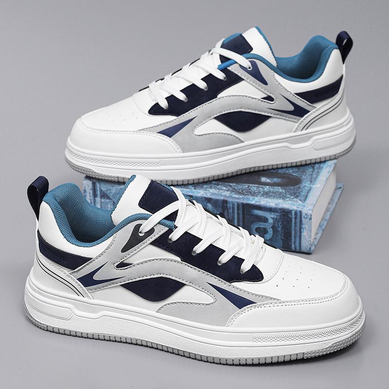 

Shoes Men s Spring 2025 New Middle School Student Leisure Sports Board Shoes Versatile Height Increasing White Shoes Bread Shoes 47