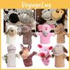 Animal Finger Puppet Set For Interactive Storytelling With Wolf, Rabbit, Monkey, And Crocodile