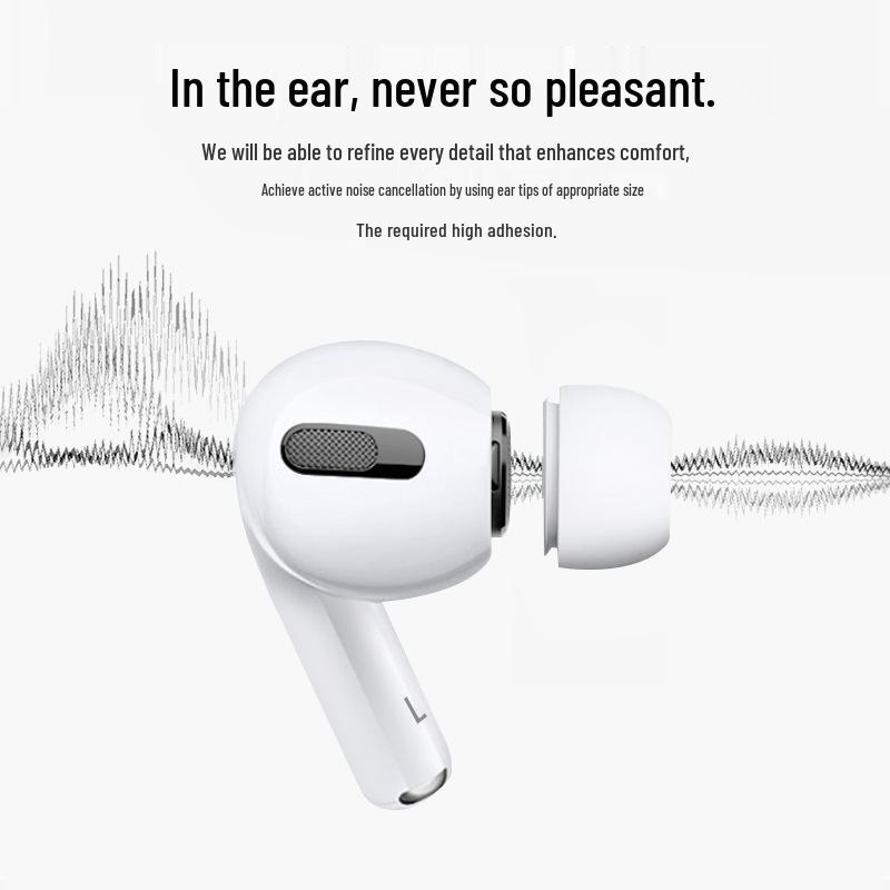 Compatible Silicone Ear Tips for Apple AirPods/AirPods Pro Earbuds (1st/2nd Generation)