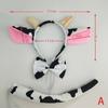 Animal Milk Ear Headwear Dairy Cattle Cow Hairband Party Favor Costume Cosplay