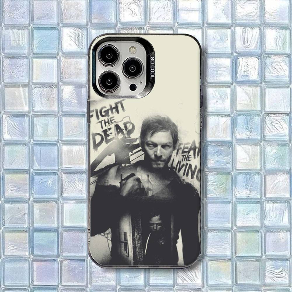 

D-Daryl Dixon Wings Zombie Phone Case For iPhone 16,15,14,13,12,11,8,7,Pro,Max,Plus,Mini,XS,SE Shockproof Matte Cover iPhone12PROMAX