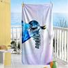Dynamic Soccer Moment Beach Towel Super Soft & Absorbent Comfortable Lightweight Suitable for Sports, Travel, Swimming, Yoga, Bathroom, Beach, And Poo