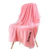 Microfiber youth pie hemming embroidered beach towel comfortable soft thickened absorbent household bath towel