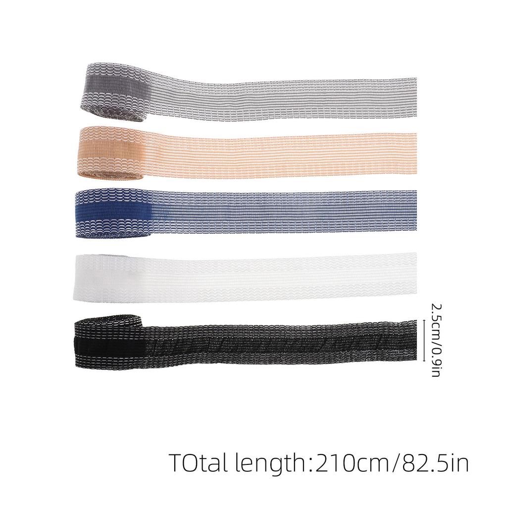 5 Rolls Pants Hem Tape Self Adhesive No Sew Iron on Hemming Tape for Quick Hem Repair Jeans Trousers Skirts DIY Clothing