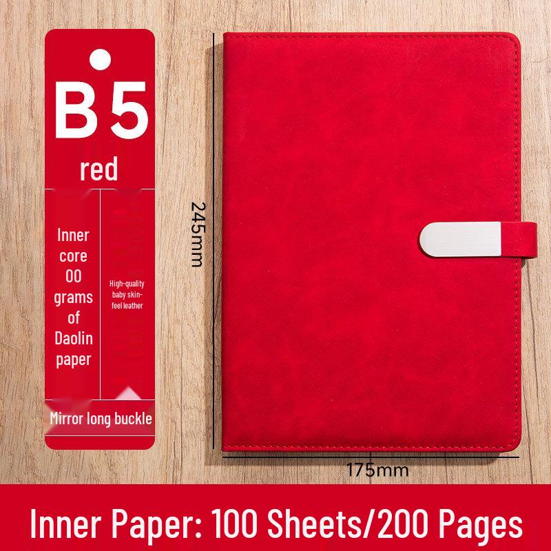 Custom Logo A5 High-End Office Notebook with Premium Cover and Inner Pages