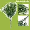 Artificial Plants Fake Leaf Foliage  for Bush Home Office Garden Outdoor Decors