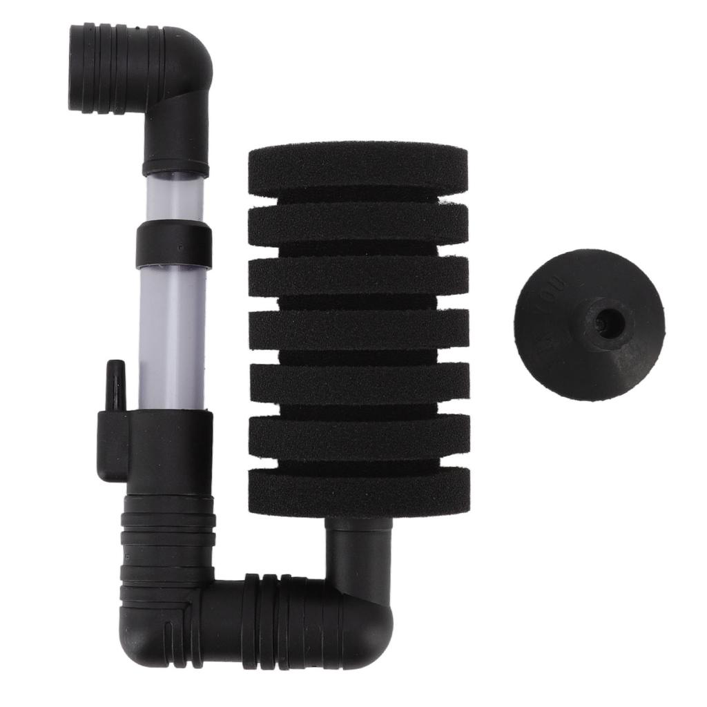 Aquarium Sponge Filter Quiet Oxygenating Biochemical Sponge Filter with Multi Layer Design for Small Freshwater Fish