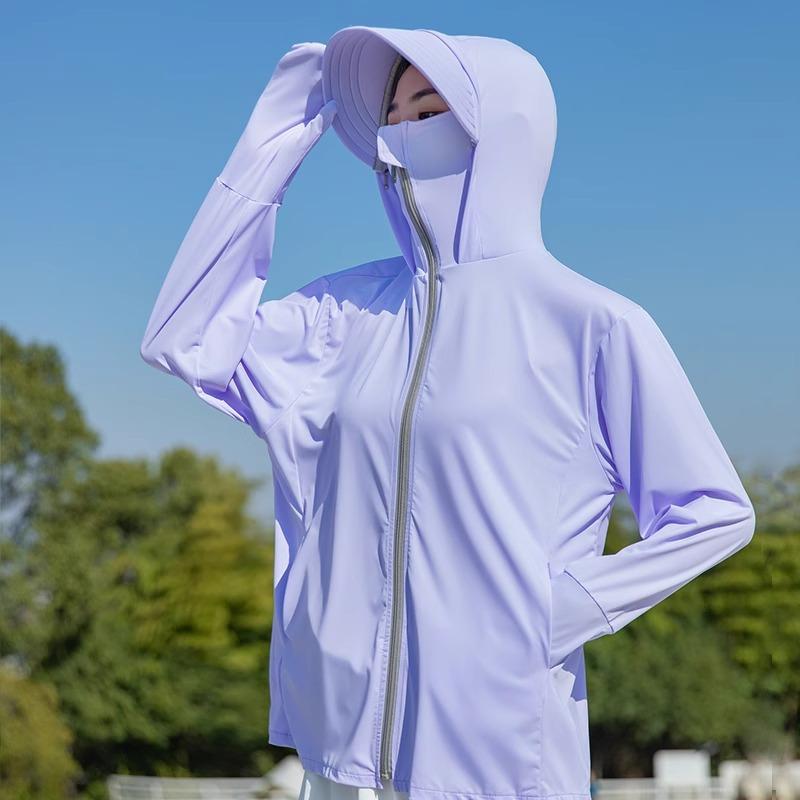 Sunscreen clothing women's 1011 new ice-feeling breathable jacket ice silk sunscreen shirt summer UV protection sunscreen clothing blouse