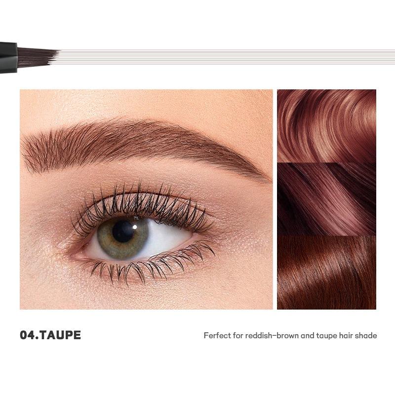 

Водостойкий карандаш для бровей - Быстрая форма, Ультратонкий естественный вид, Водостойкий и потостойкий, Стойкий макияж, Фиксация бровей