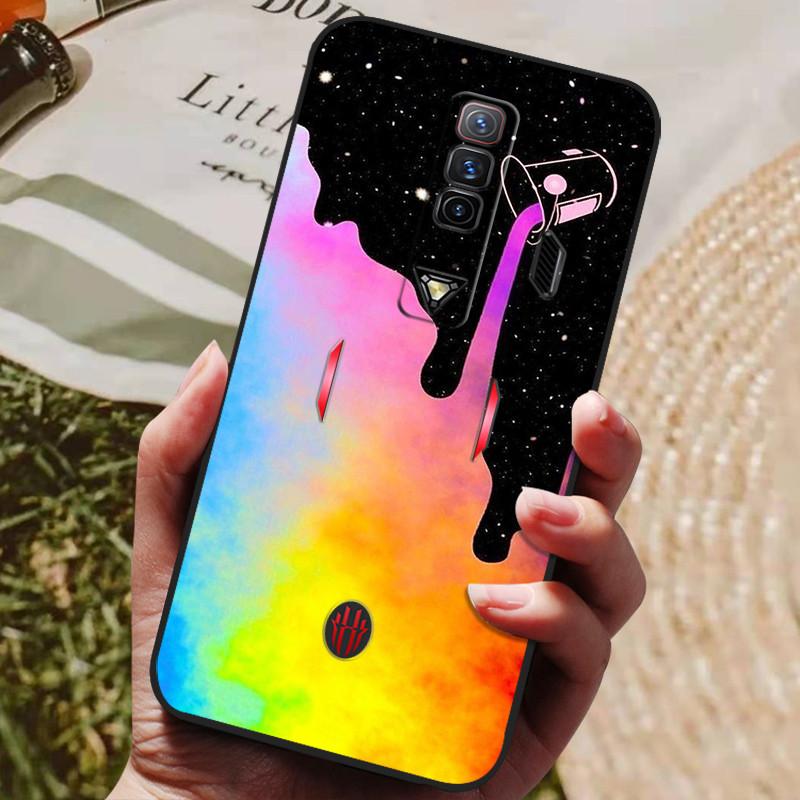 

Для ZTE Nubia Red Magic 7 Чохол Модний Силіконовий М який ТПУ Задня Кришка для Глобальної Версії Nubia REDMAGIC 7 Pro Чохол Бампер For Red Magic 7