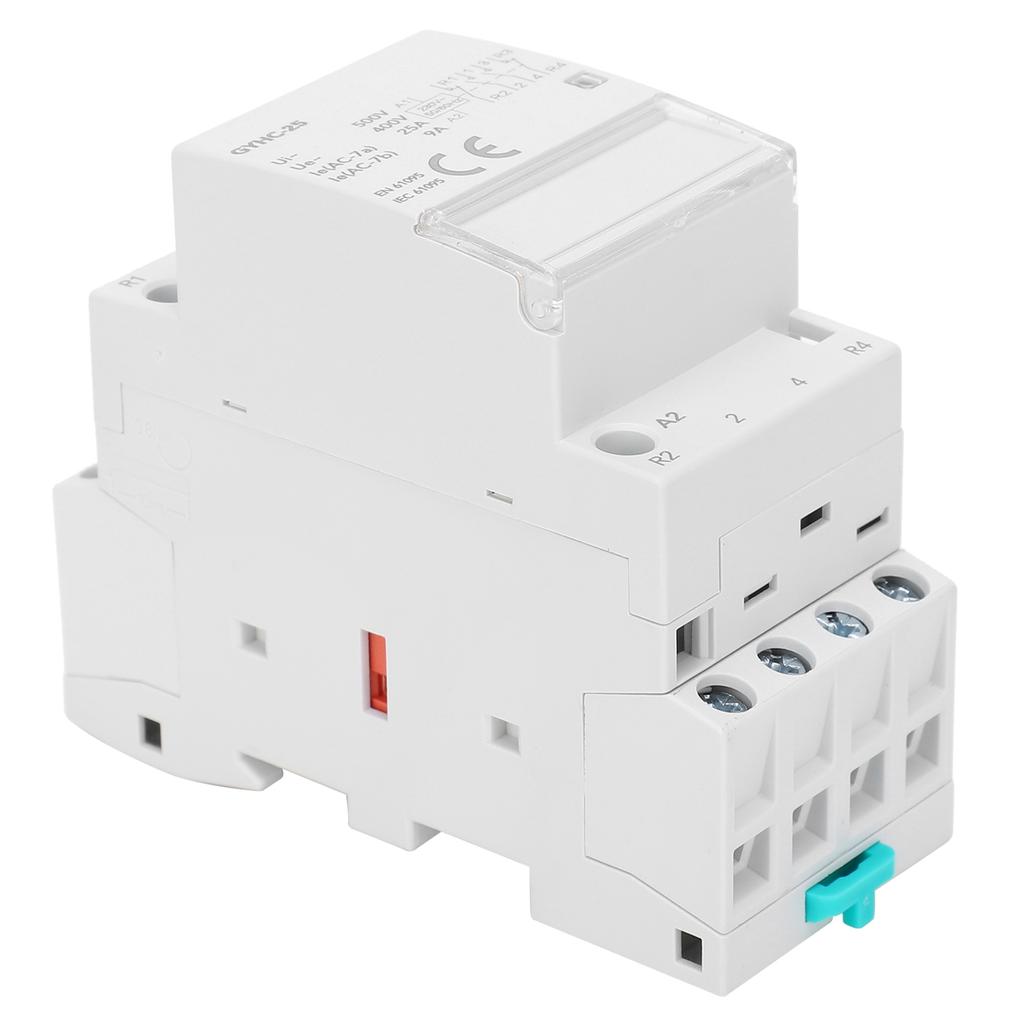 Modular Contactor 4P 25A 2NO 2NC 50Hz Portable Electronic Module for Industrial Electricians 1 Pack