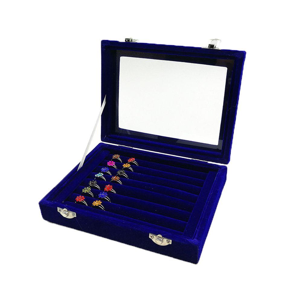 Velvet Finger Rings Rings Displays Case Korean Gift Box Jewelry Show Box Jewelry Packaging Storage
