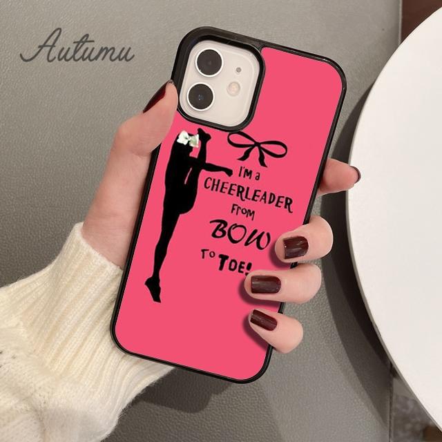 Cheers Cheerleader Bow To Toe Phone Case for iPhone 11 12 13 14 Pro Max Mini XR XS SE 2020 7 8 Plus Samsung Galaxy S21 S22 Cover