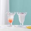 2 Stück Weihnachten Eis Dessertbecher Trinkgläser Bierglas Transparent Cocktail Kreatives Glaswaren Saft Getränkebecher
