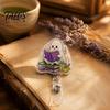 Rotating Badge Reel Halloween Retractable Reel, Ghost Black Cat And Pumpkin Design, Nurse Clip 360 Degree Acrylic ID Holder for Nurses Office