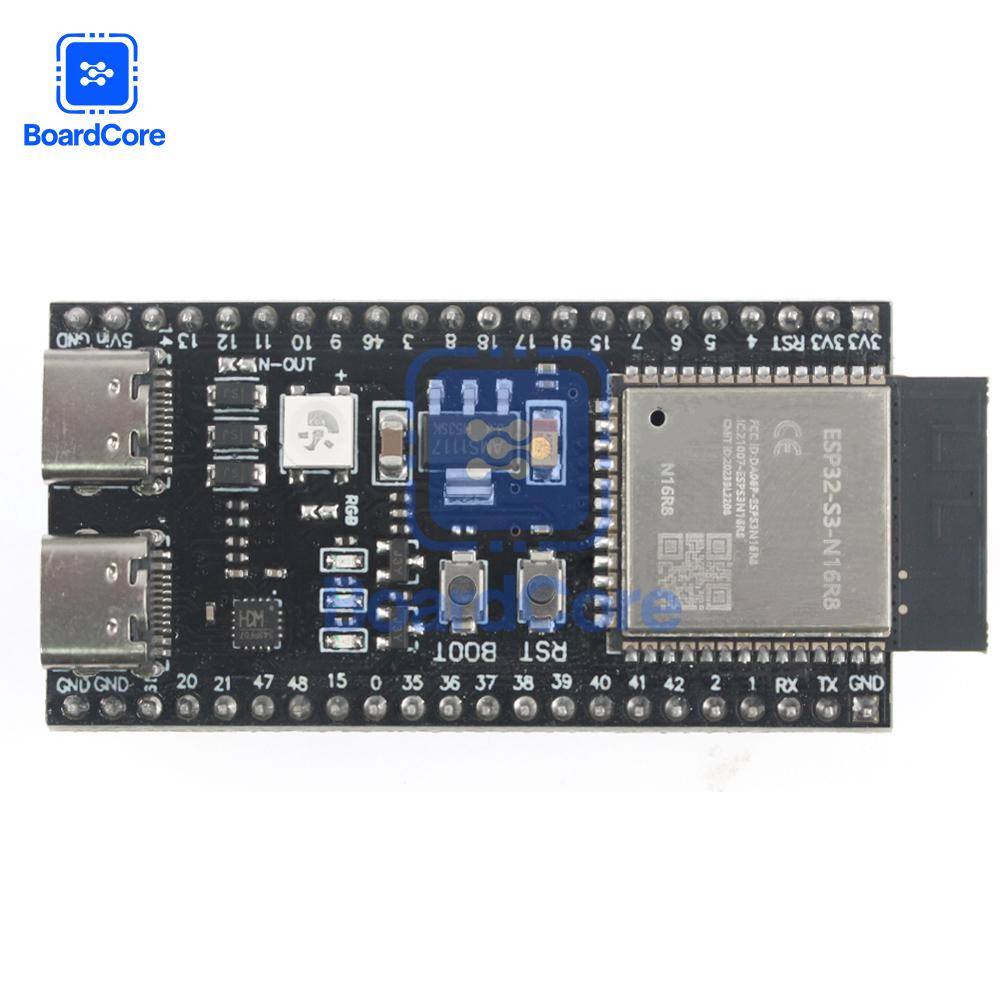 1PCS ESP32-S3 Development Board 2.4G Wifi Module DevKitC-1 N16R8 Type-C 8M PSRAM ESP32 S3 for Arduino