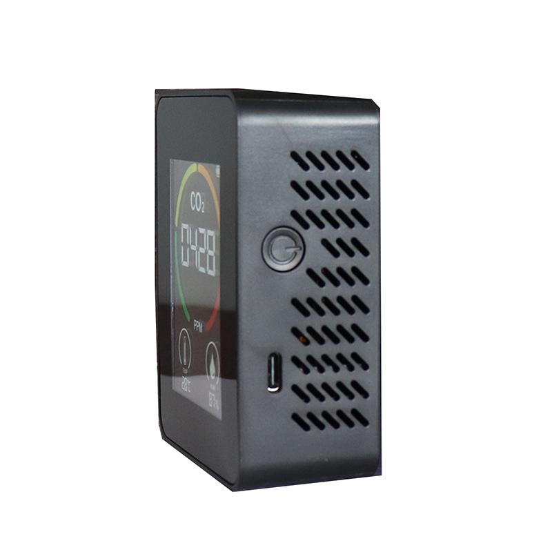 Quality Detector Co2 Detector Quality Monitor Tvoc Tester Usb Charging Thermometer Hygrometer For Home Home Co2 Detector