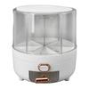 Rice Grain Storage Container 360 Rotating Grain Storage Food Dispenser Measuring Cylinder