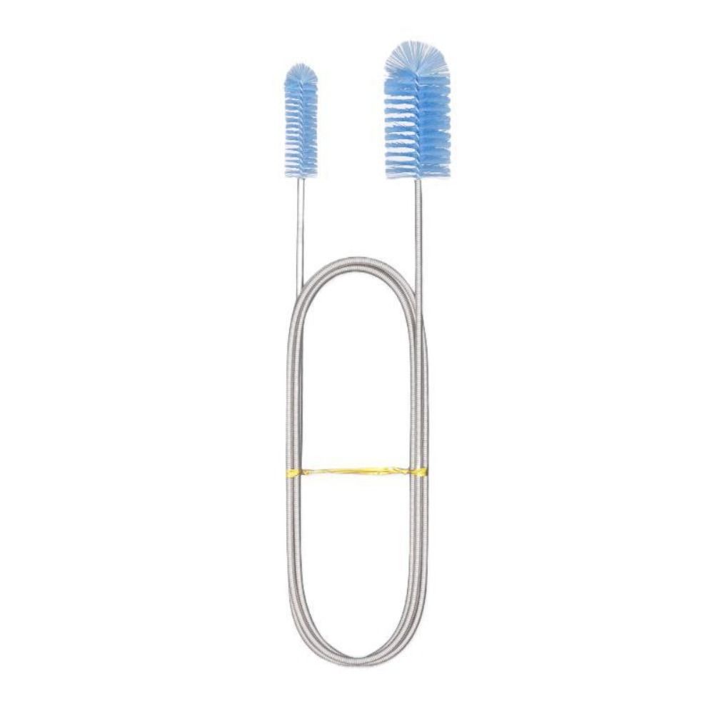 

Гибкая двусторонняя щетка для чистки аквариума Аксессуары для водяного насоса Щетка для трубок аквариума Шланг синий