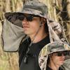 Solar Fan Hat with Neck Flap USB Rechargeable UV Dual Cooling Fan Fishing Hat Foldable Men Women Fisherman Hiking Mou