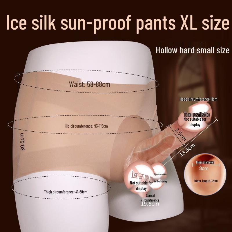 LALA Silikon tragbare Dildo-Slips - Realistisches lesbisches Intimspielzeug für Vergnügen im Freien