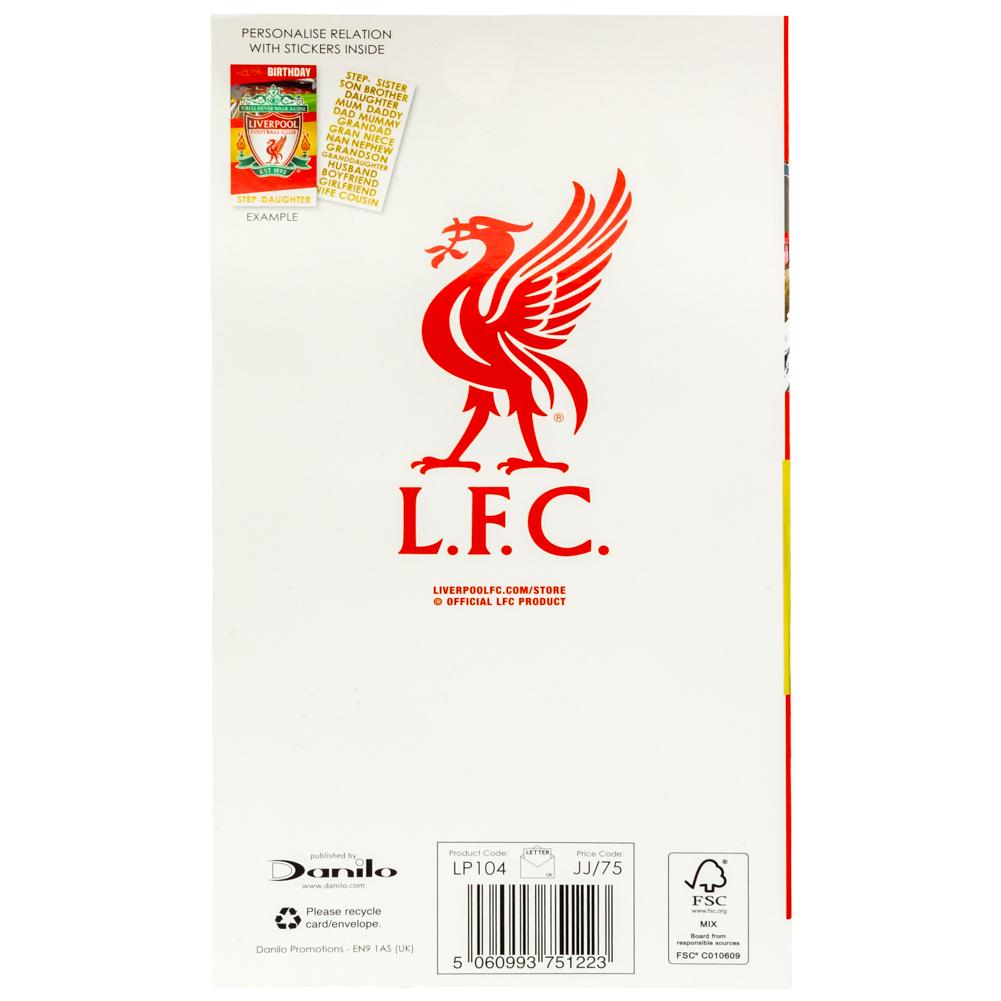 Liverpool FC Customizable Birthday Card