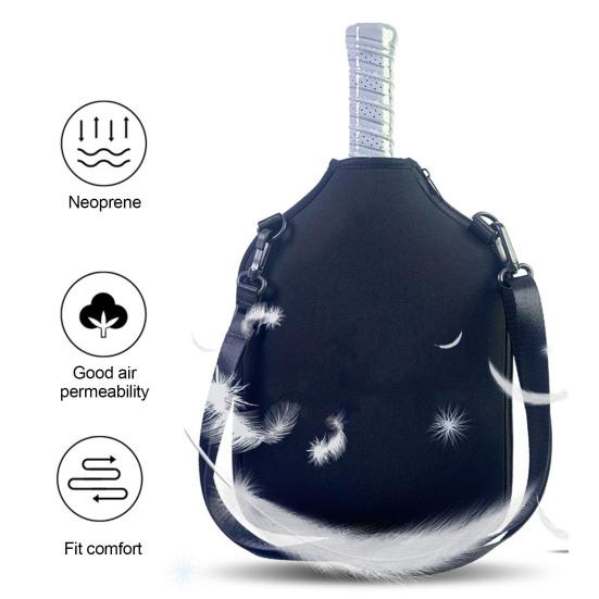Pickleball Racket Bag for Women Crossbody Tennis Bag Waterproof Pickleball Paddle Sling Bag for Pickleball Accessories