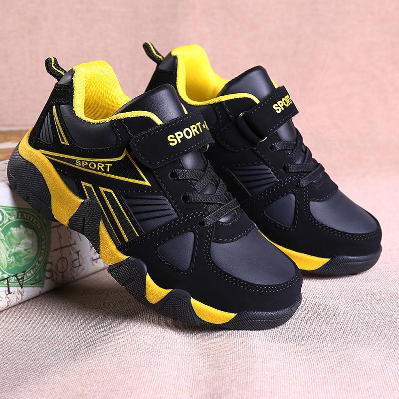 2025 new boys' cotton shoes winter velvet medium and older children's thickened warm sports shoes boys' large cotton children's shoes