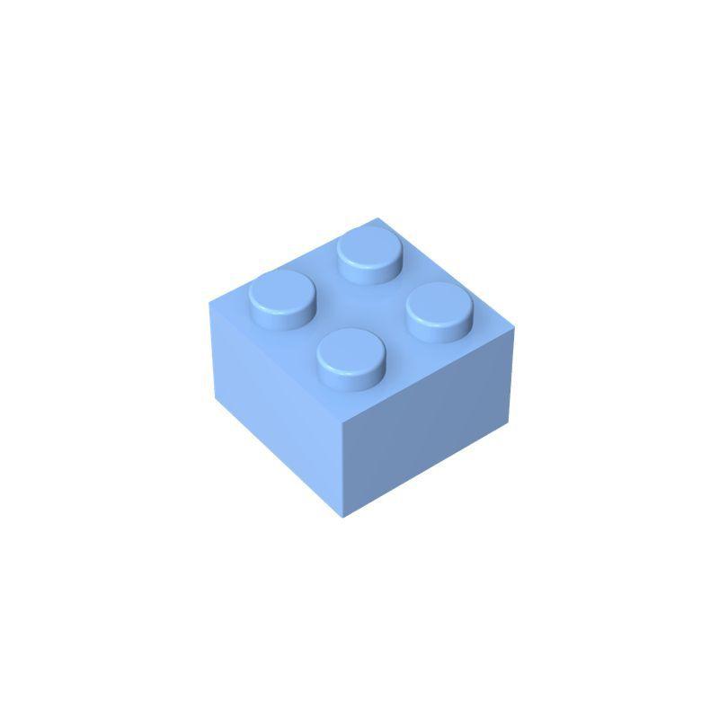 Non-Toxic 10Pcs 3003 2X2 High 4-Hole Building Block Moc Color Loose Parts Compatible With Brick Diy Children'S Toy Assembly