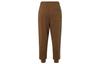 Jordan Essentials Holiday Logo Letter Print Fleece Lined Elastic Cuff Knitted Sweatpants Men's Light British Umber FD7468-281