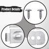 DD98-01051C Kit Suporturi de Montare pentru Mașina de Spălat Vase cu Șuruburi Oțel Inoxidabil Ușor de Instalat Acasă