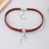 Bohemian Foliage Geometric Round Ladies Choker Necklace Neck Ring