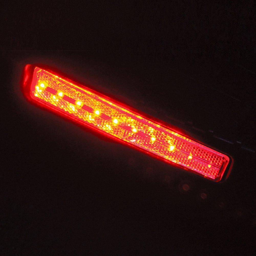 Tsuchiya YAC Light LED Meteor Reflex Step Lamp Clear/Red (Light)