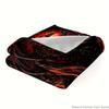 1PC Flannel Dragon Print Throw Blanket Soft Blanket for Sofa, Bed, Travel, Camping, Living Room, Office, Couch, Chair, and Bed
