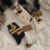 Winter and Autumn Children's Cute Sausage Dog Cartoon School-style Ankle Socks, Versatile Long Socks