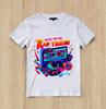 Custom Retro 80s Nostalgia Graphic T-shirt Design Unisex Jersey Short Sleeve Tee
